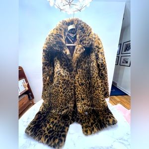 J. Crew Leopard 🐆 coat - worn twice